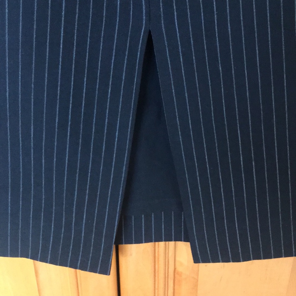 pinstripe skirt, vintage Banana Republic Factory